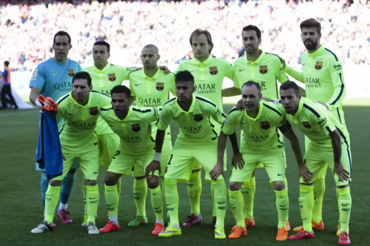 Alineación del FC Barcelona en 2015