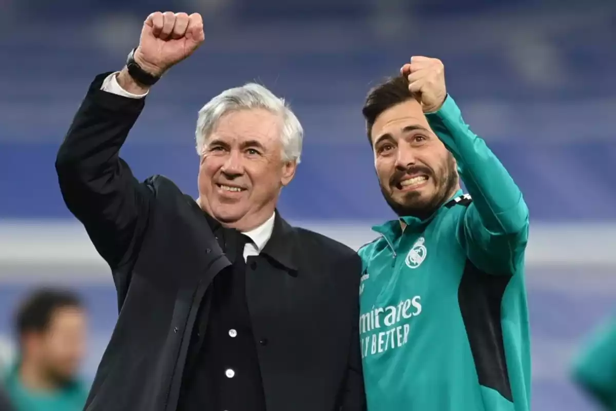 Davide Ancelotti y Carlo Ancelotti