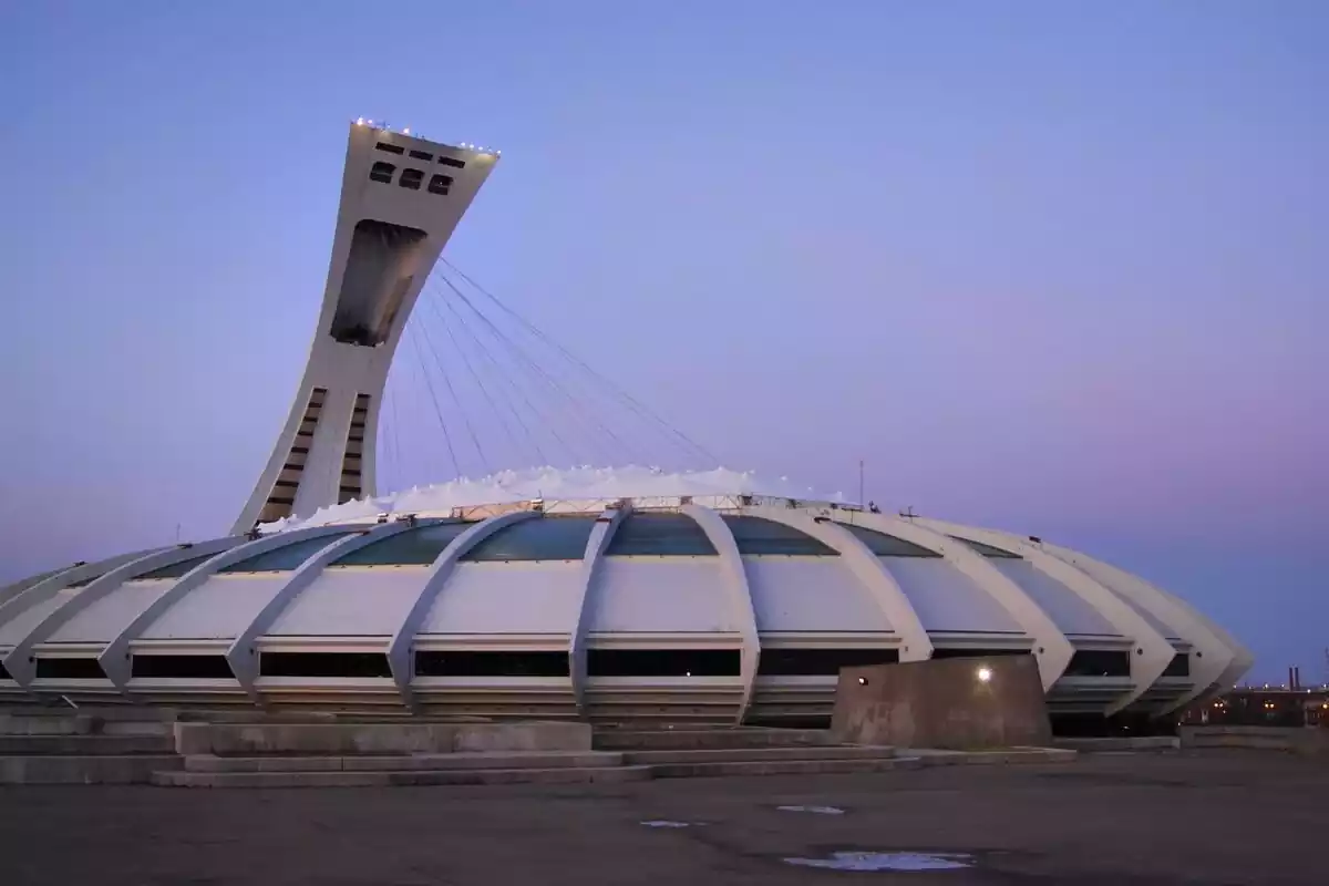 Estadio olímpico vista exterior