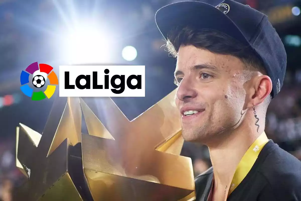 Montaje de Adri Contreras con el logo de LaLiga
